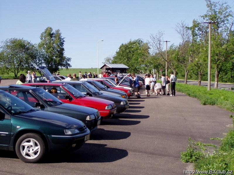 seskatulkovani na parkovisti u prehrady