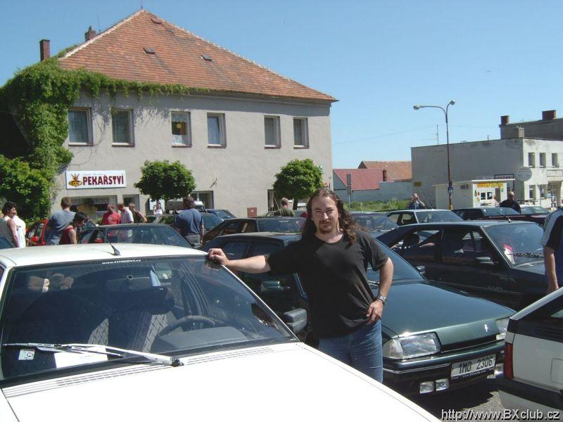 Honza Fric v době,kdy měl ještě auto ;-)